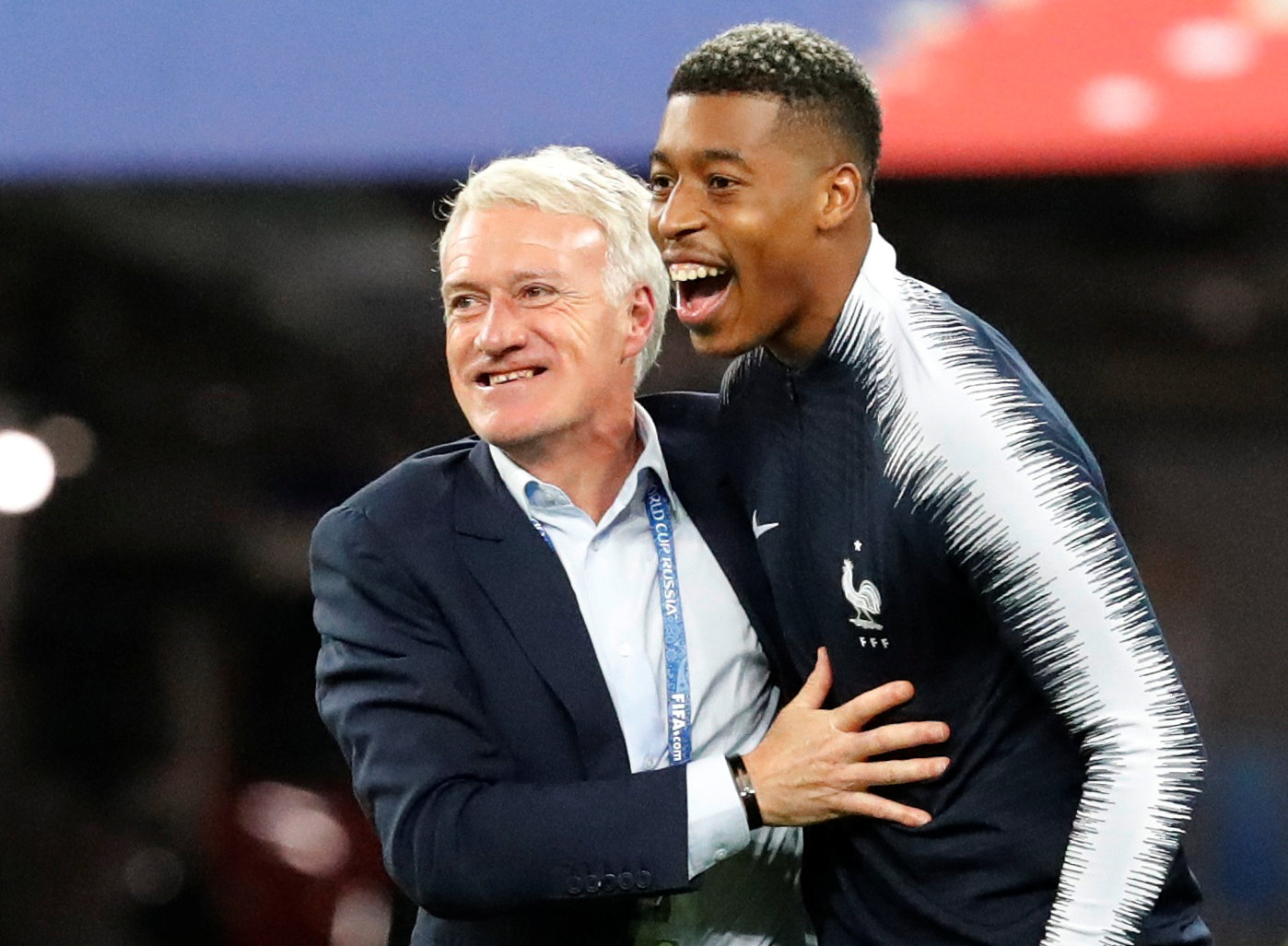Deschamps et Kimpembe